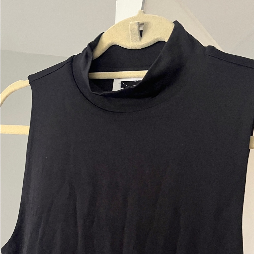Aritzia Babaton Contour Black Sleeveless Mini Dress, NWOT - Picture 3 of 6
